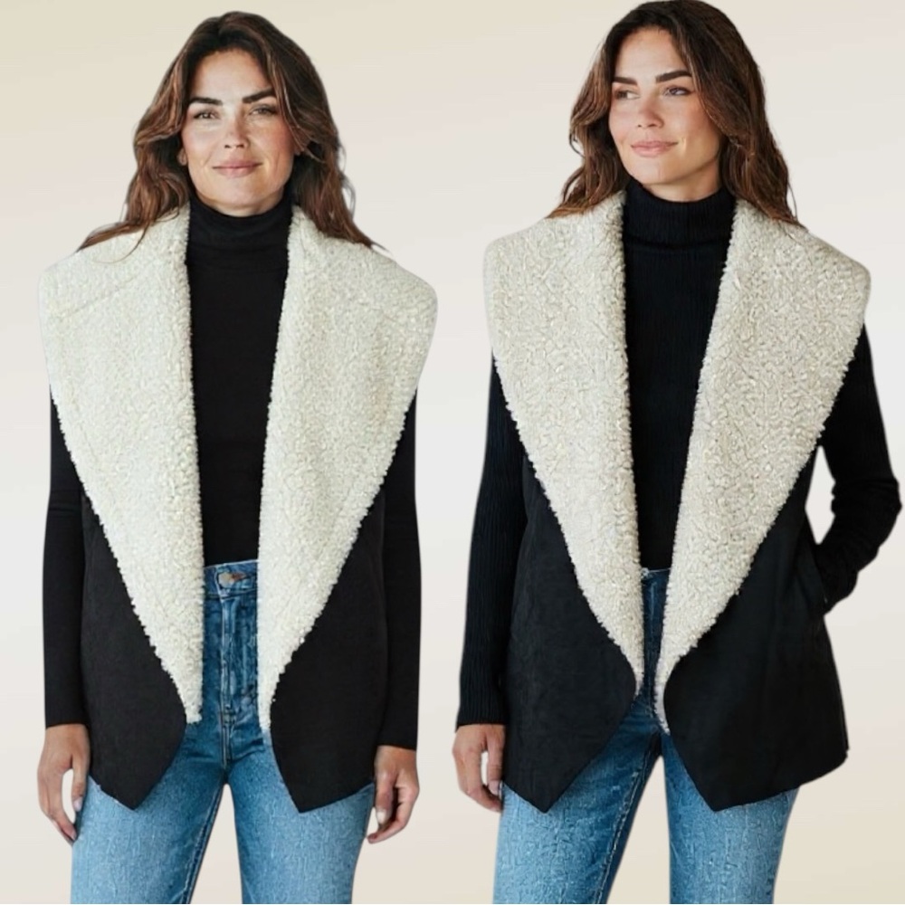 NWT Skies are Blue | Anthro Faux Suede Jacket - Picture 1 of 15